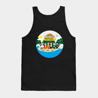 Unity In Diversity of Indonesia Tank Top